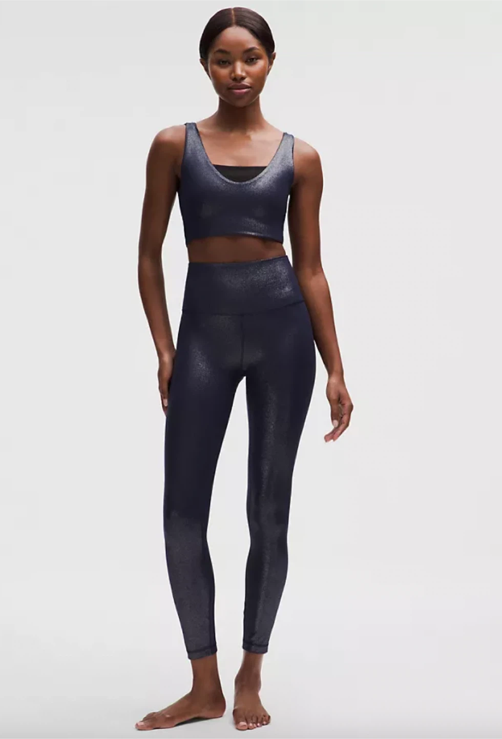 lululemon Align High-Rise Pant 25" Shimmer in Luxe Shine