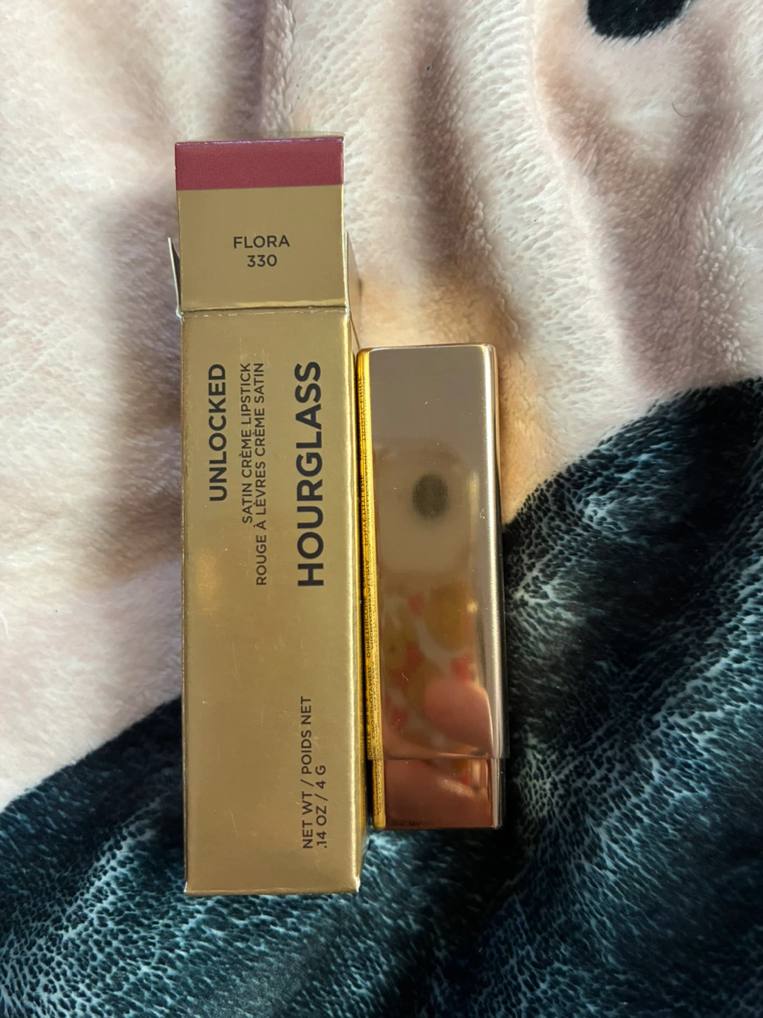 Hourglass Unlocked Satin Creme Lipstick - Flora 330