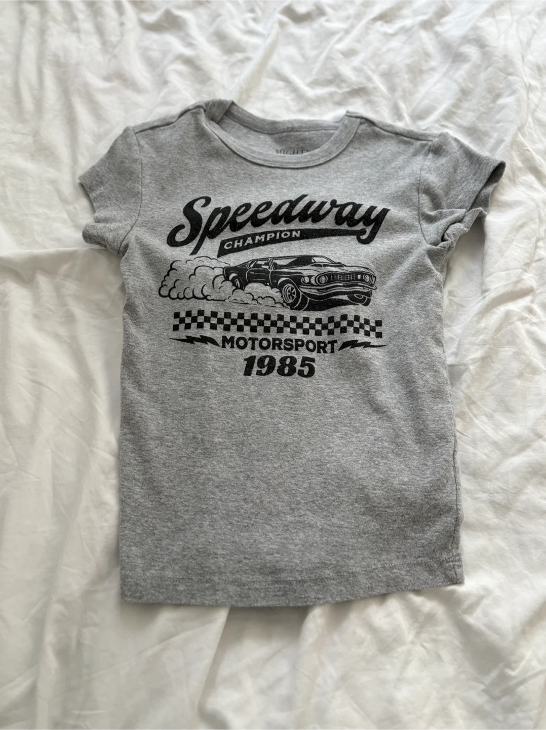 Grey "Speedway Champion Motorsport 1985" T-Shirt