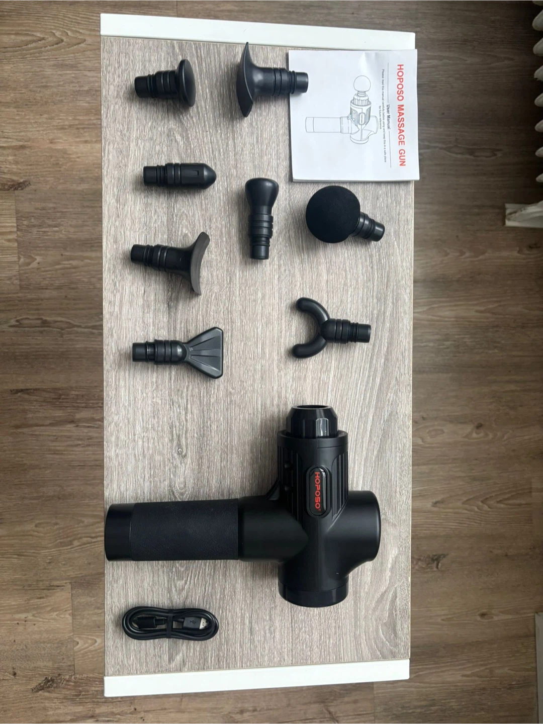 HOPOSO Massage Gun with 7 Attachments and Case - photo 2
