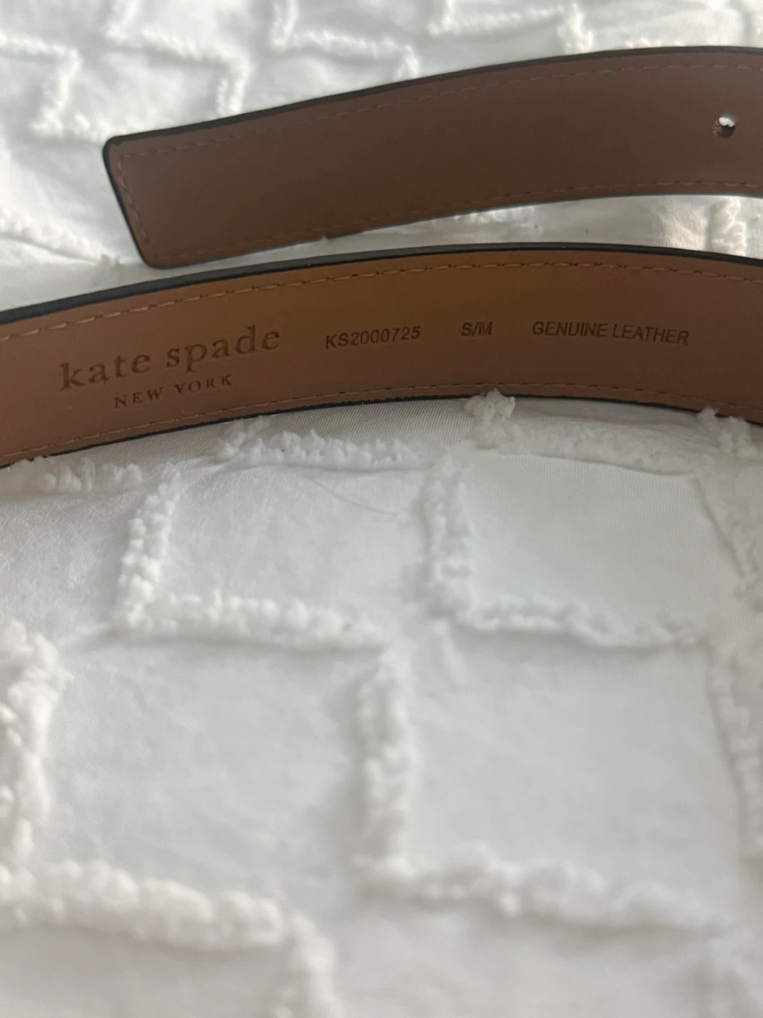 Kate Spade New York Black Genuine Leather Belt - S/M - photo 4