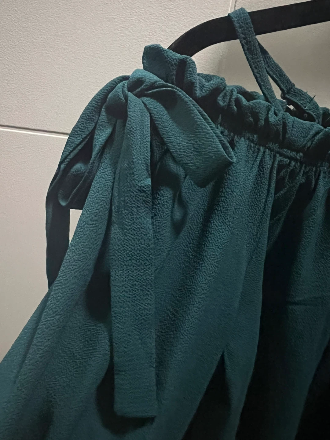 IRIS Off-Shoulder Top - Teal, Size M - photo 3