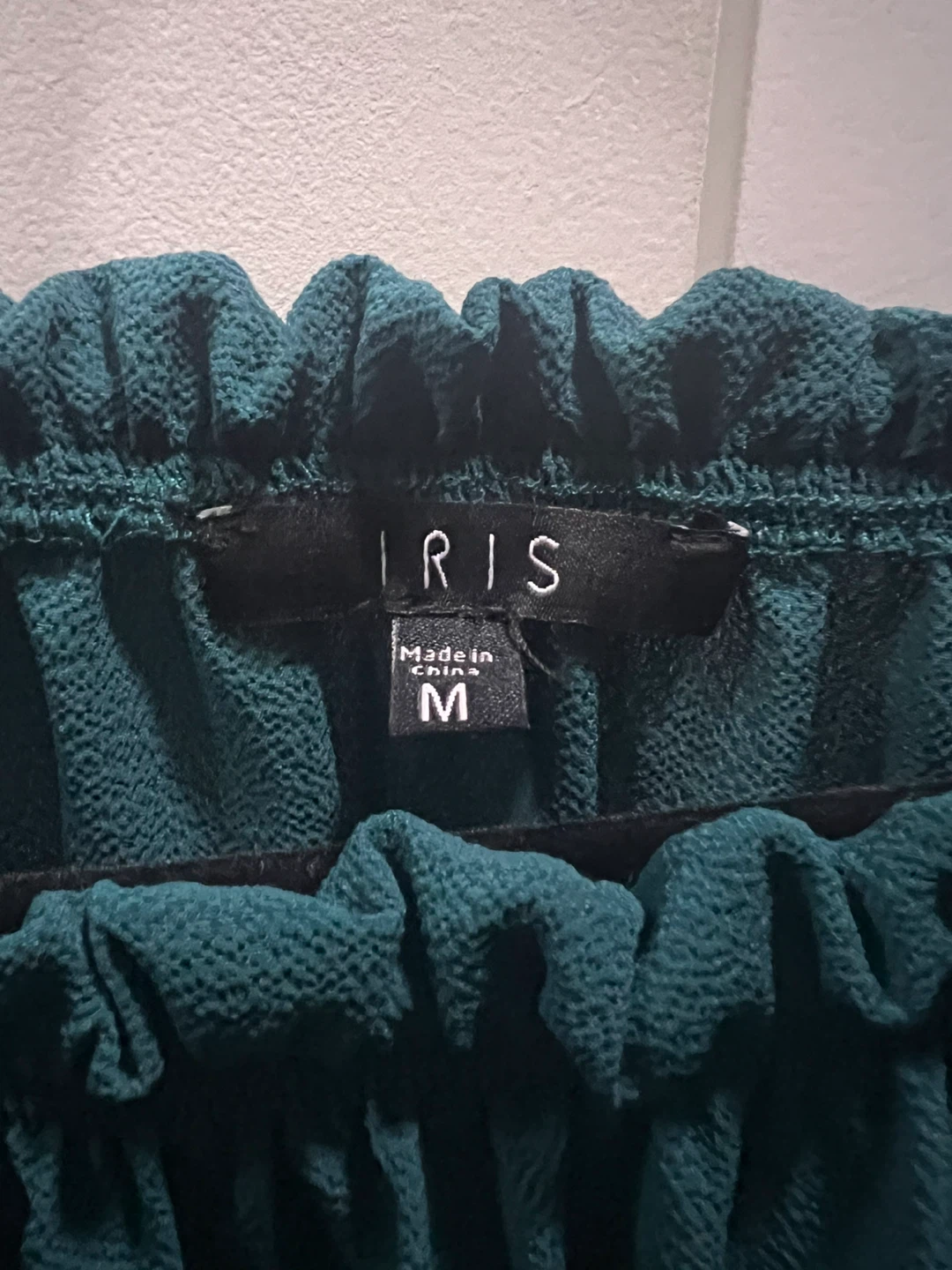 IRIS Off-Shoulder Top - Teal, Size M - photo 2