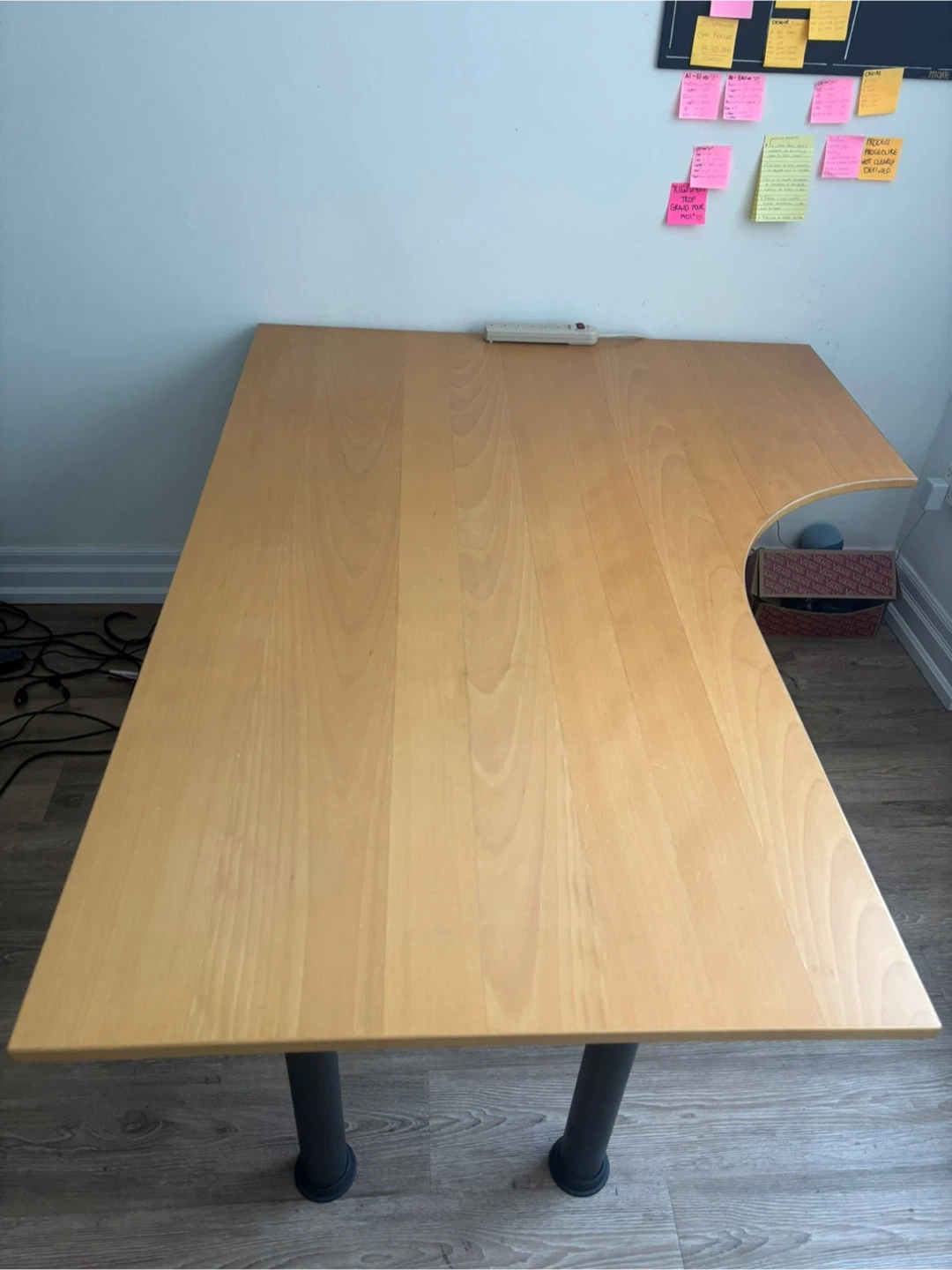 Corner Desk - Wood Finish