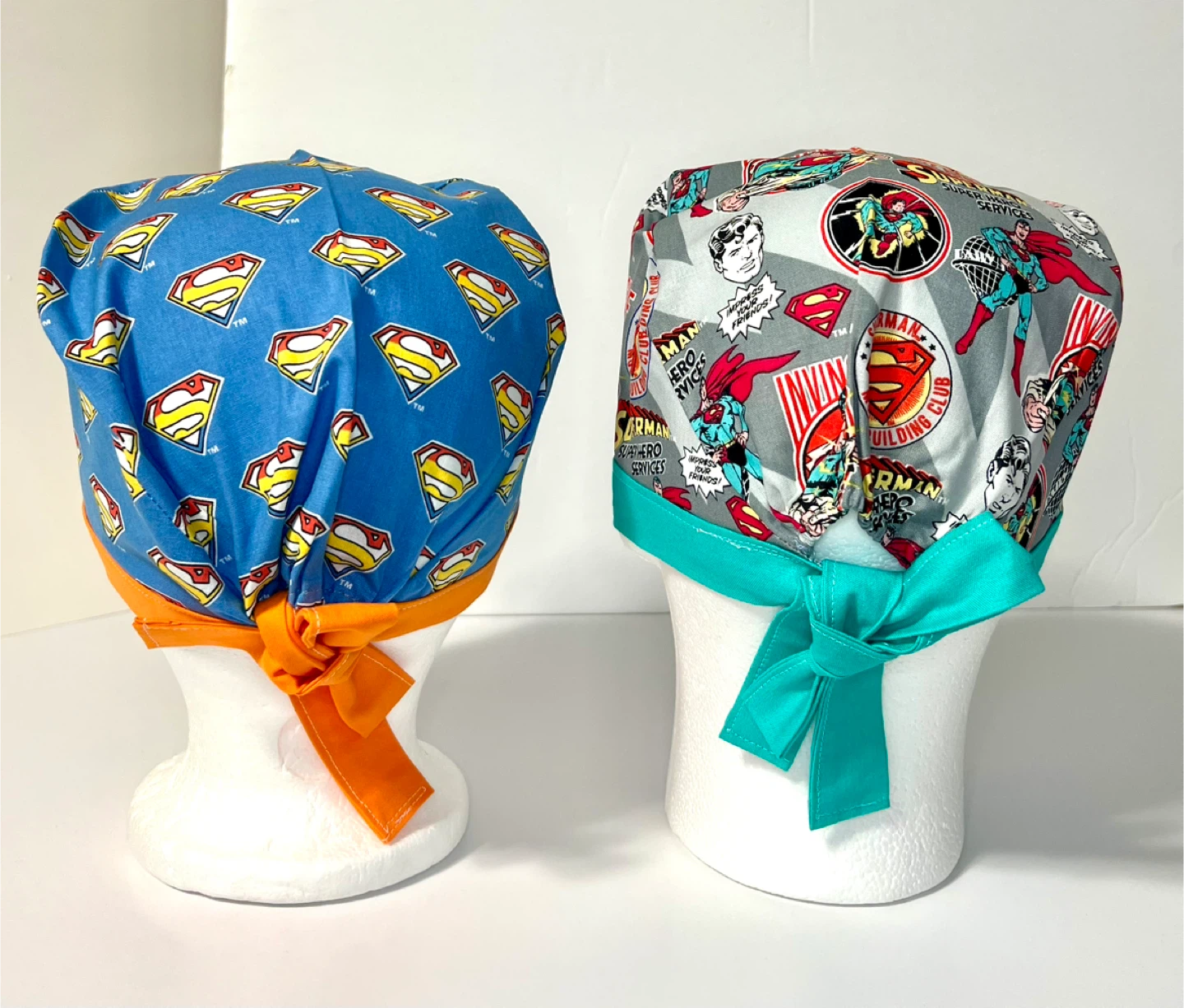 Superman Scrub Caps.. $25.00 for two scrubs caps - photo 3