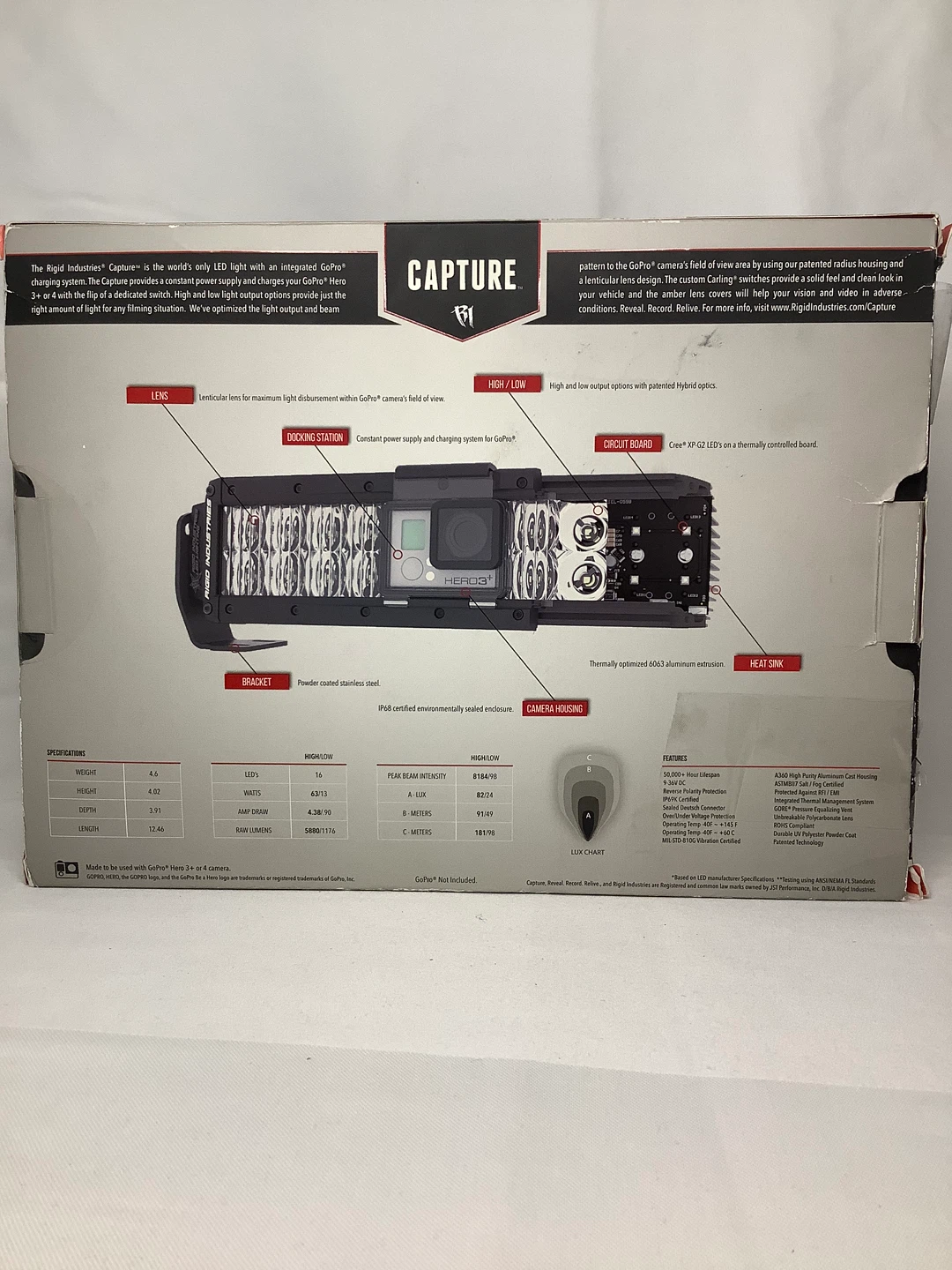 Rigid Industries Capture 88100 RDS-10 Flood LED Light - photo 2