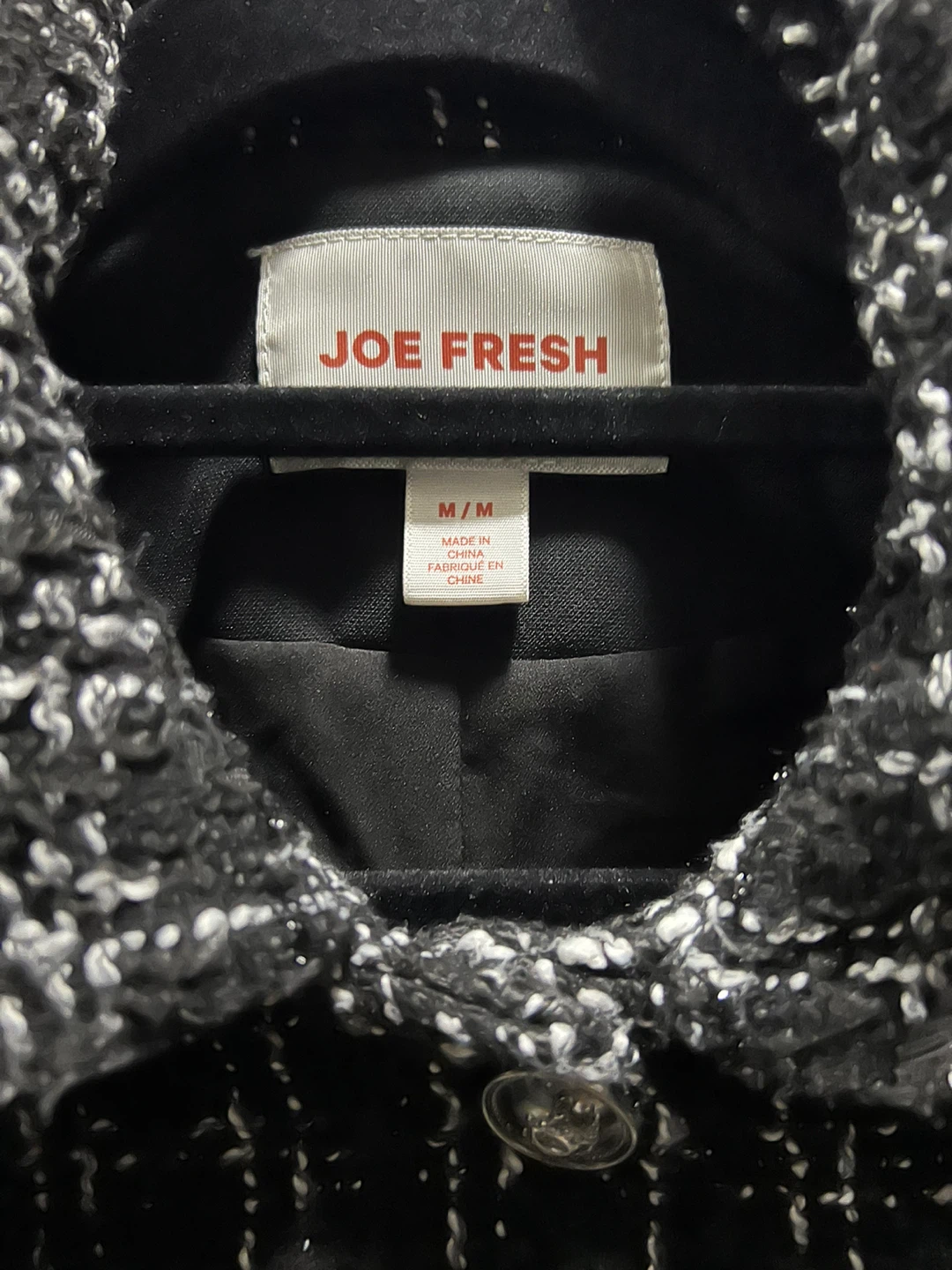 Joe Fresh Black & White Tweed Blazer/Skirt Ser - photo 2