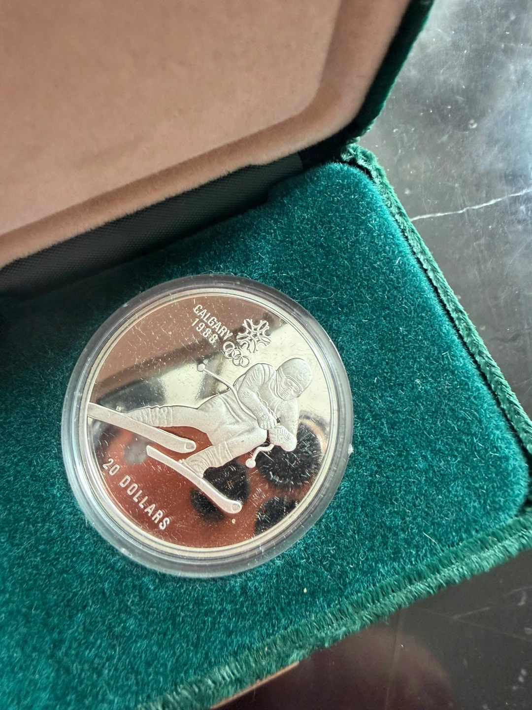 1988 Calgary Winter Olympics 20 Dollar Coin