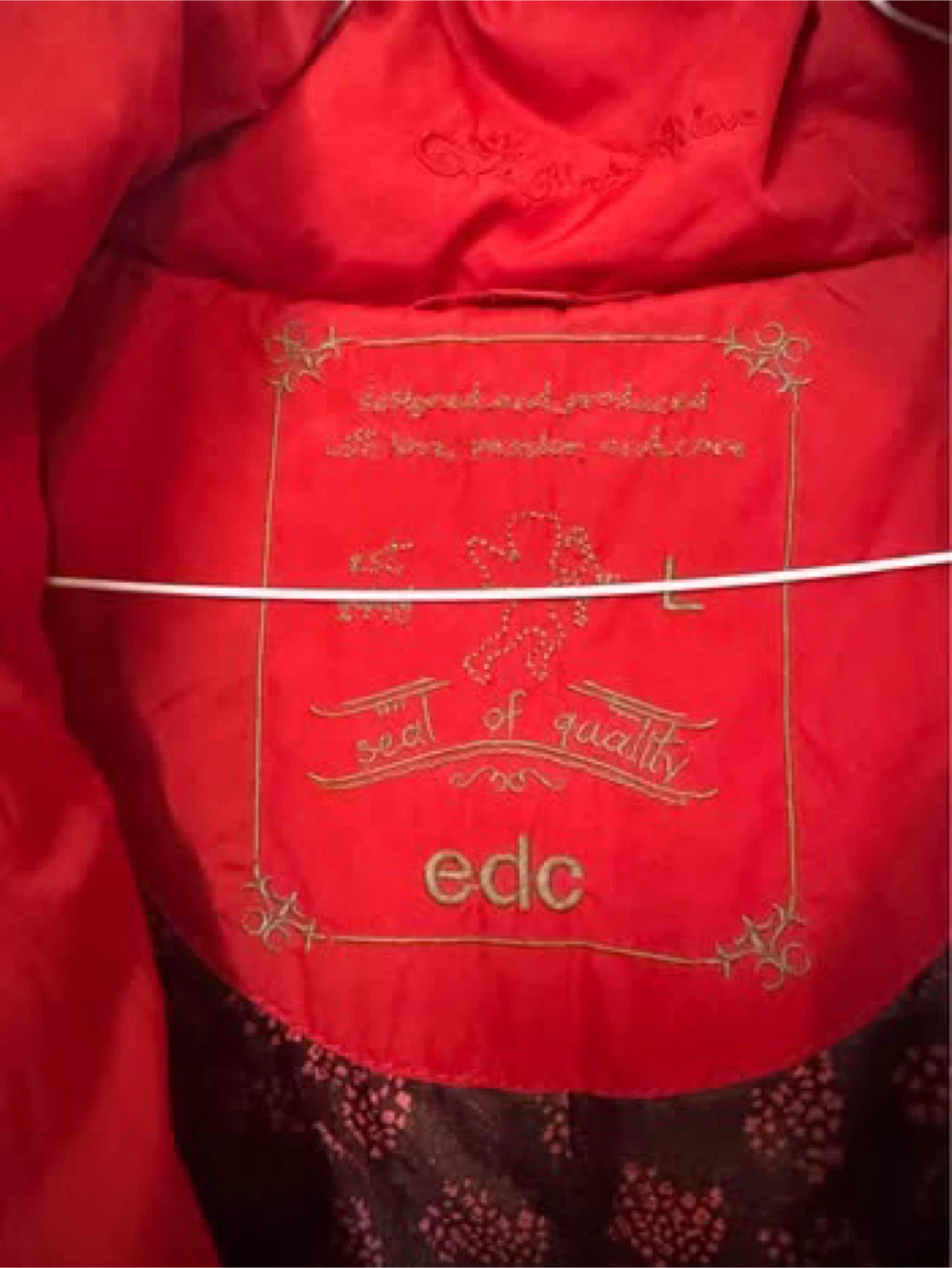 simons Red EDC by Esprit Puffer Jacket Size L - photo 2