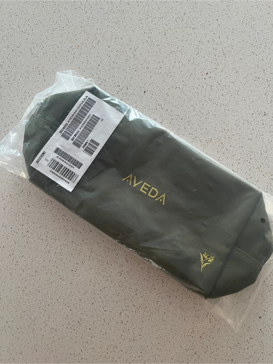 Aveda Toiletry Bag Pouch Green