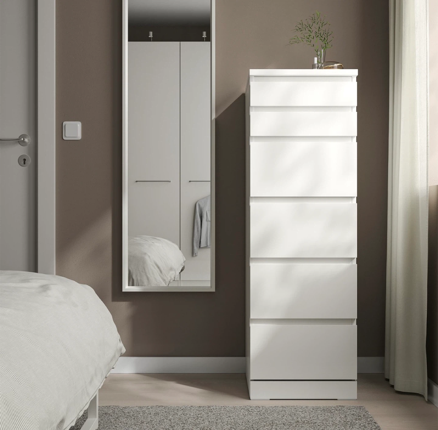 IKEA NISSEDAL Mirror - White (40x150 cm) - photo 3