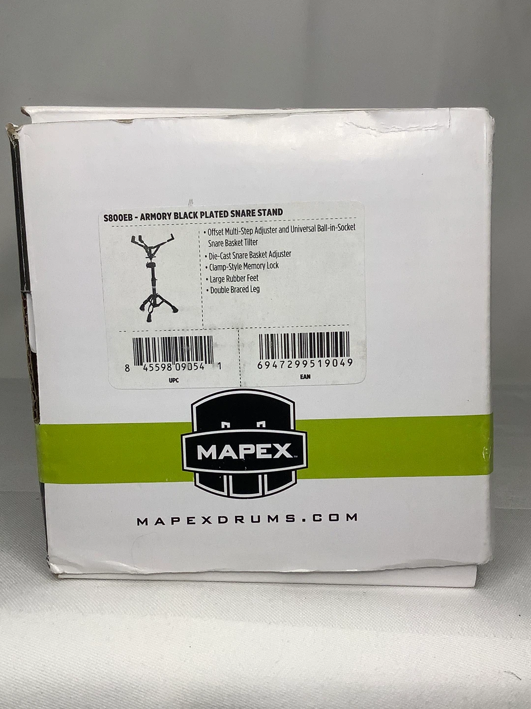 Mapex S800EB Armory Black Plated Snare Drum Stand - photo 2