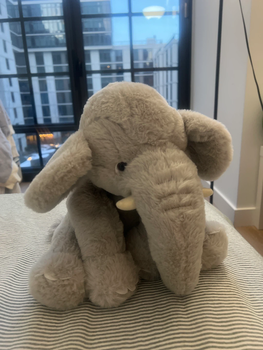 Soft elephant plushie