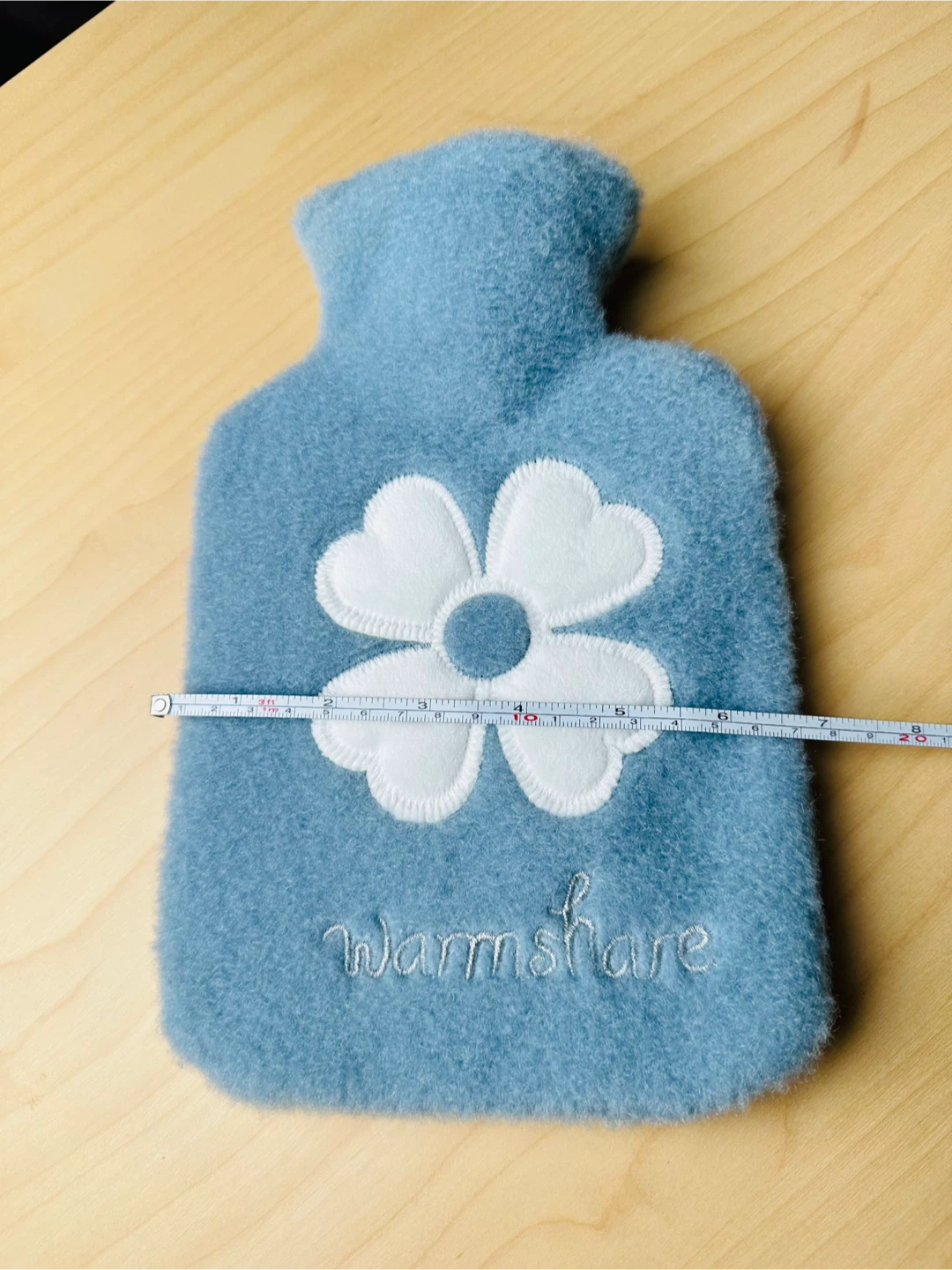 Warmshare Blue Fleece Hot Water Bottle - photo 4