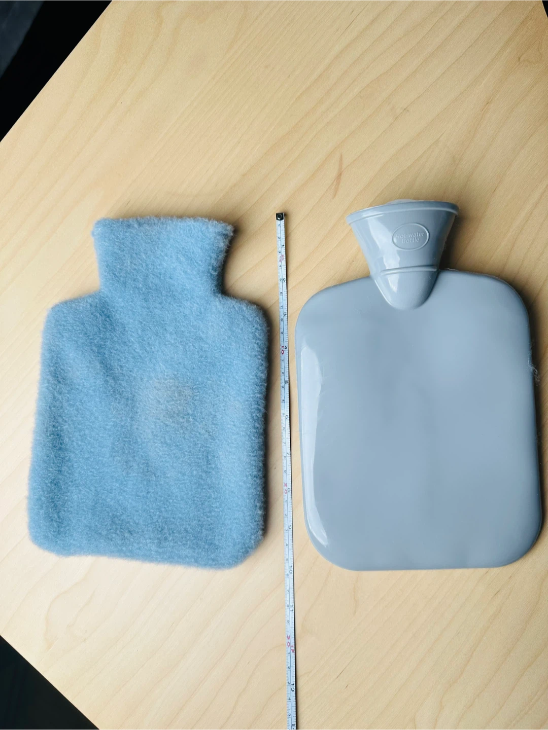Warmshare Blue Fleece Hot Water Bottle - photo 3