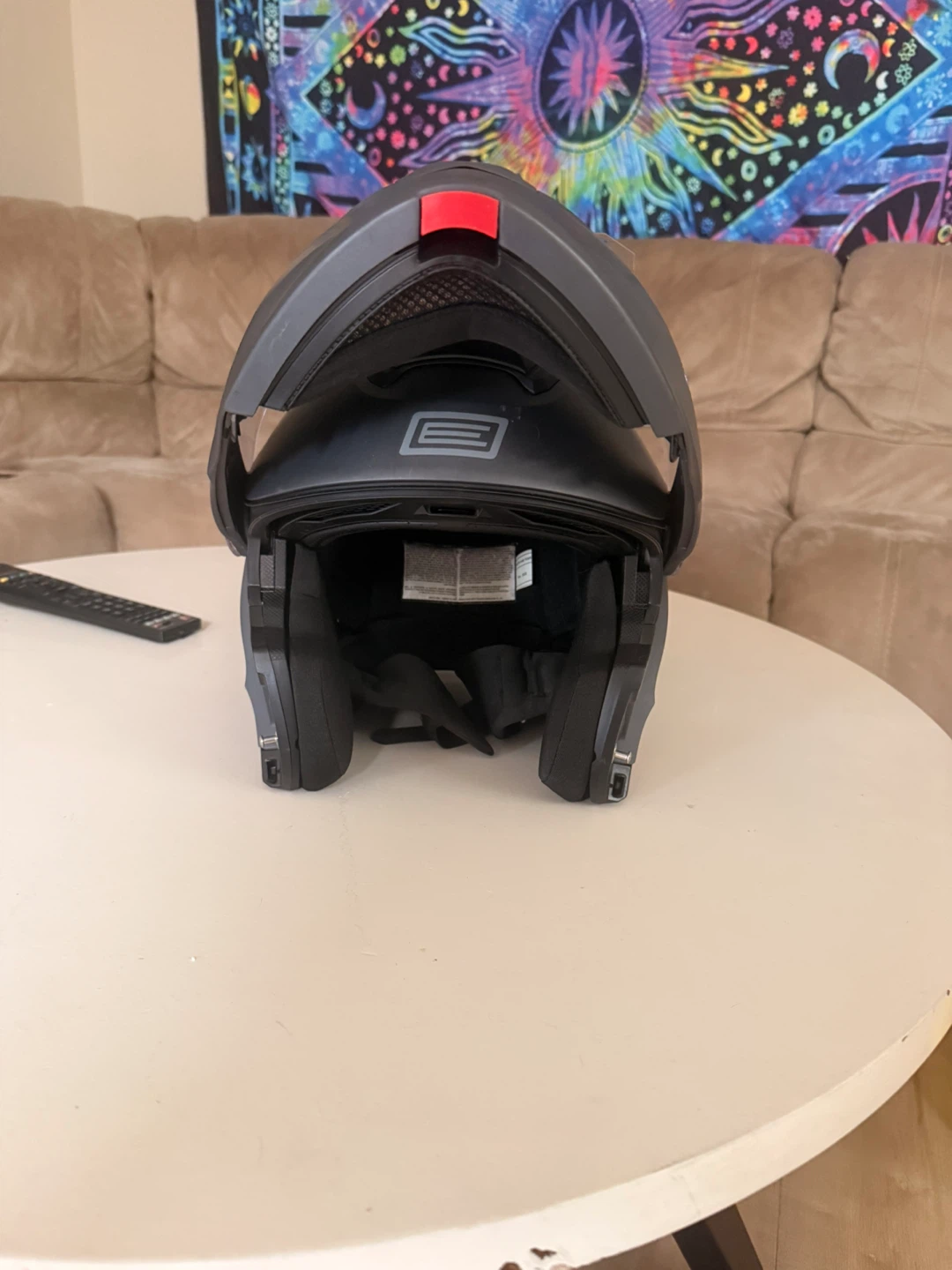 Matte Black Full Face Motorcycle Helmet