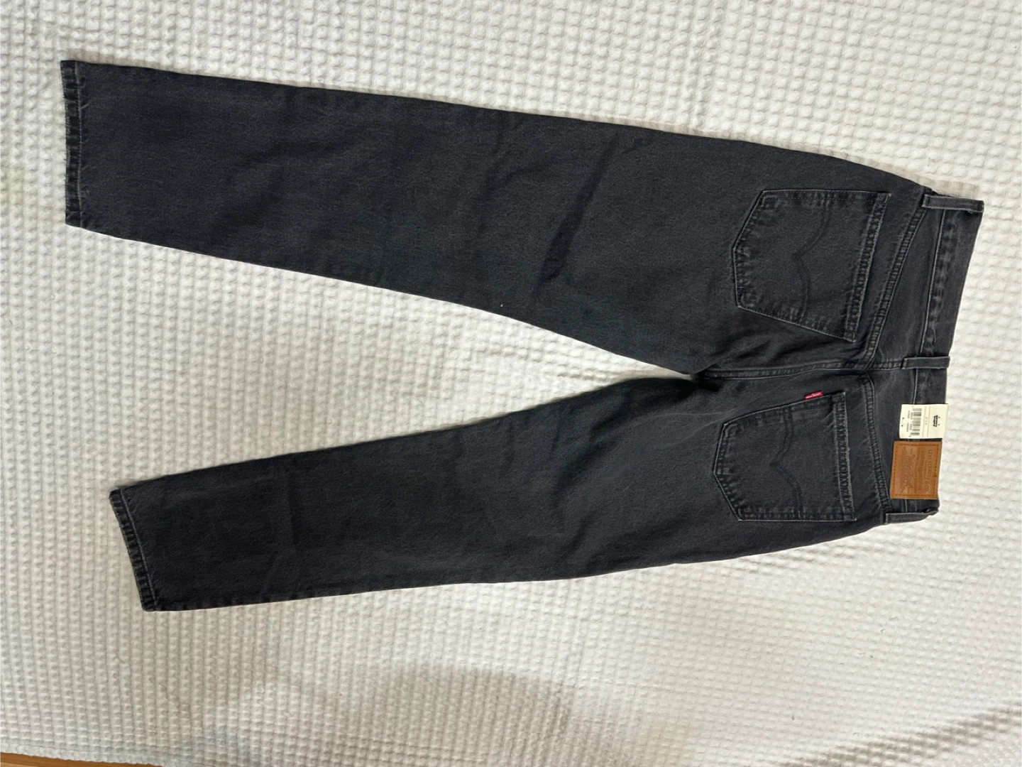 Levi's Women's Mid-Rise Straight Jeans - Charcoal Grey, Size 27 - photo 4