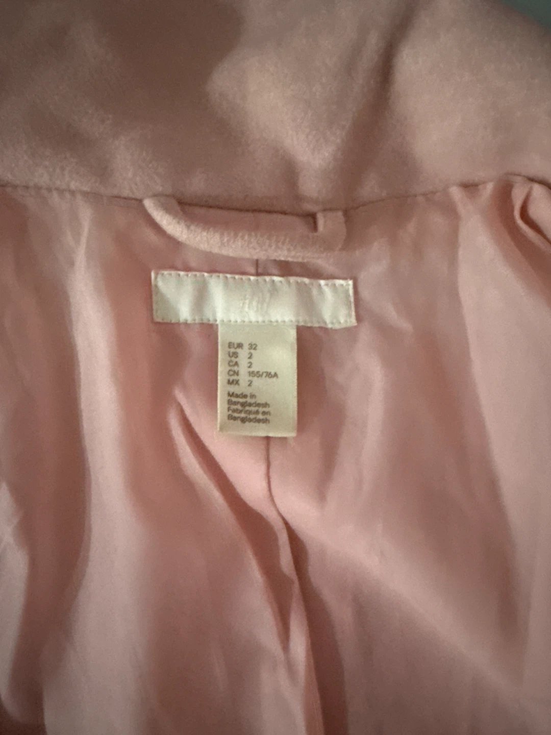 Pink Double-Breasted Peacoat - H&M usa 2 - photo 5