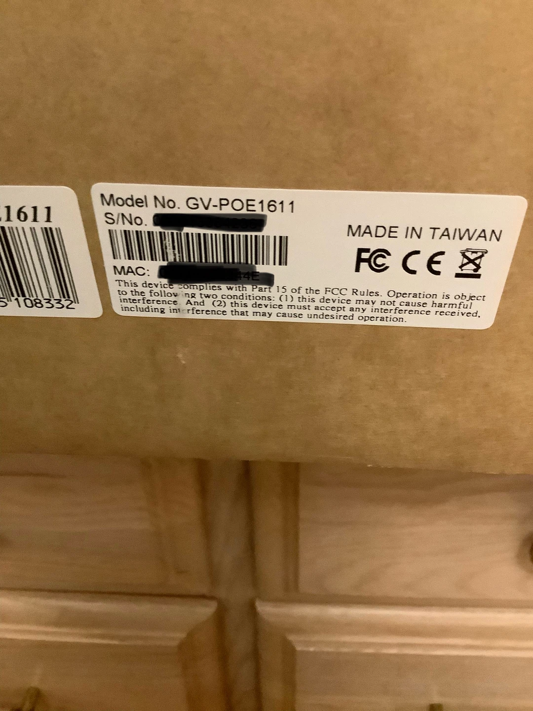 Geovision / Vivotek GV-POE1611 16 Port Smart Gigabit POE Switch