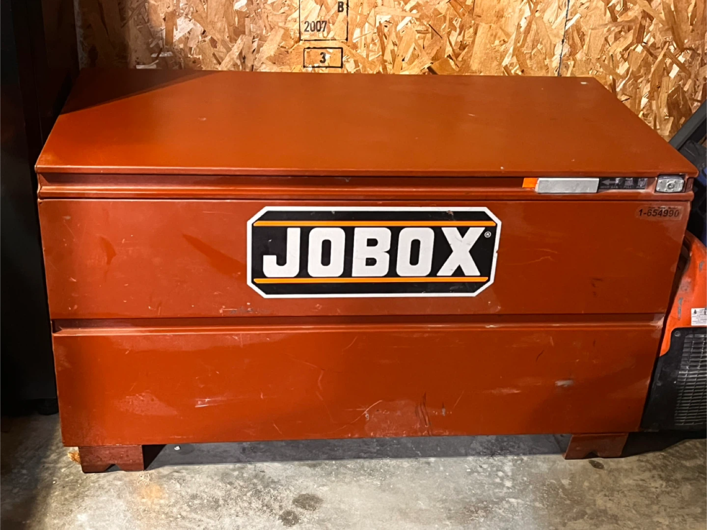 JOBBOX Orange Metal Tool Chest