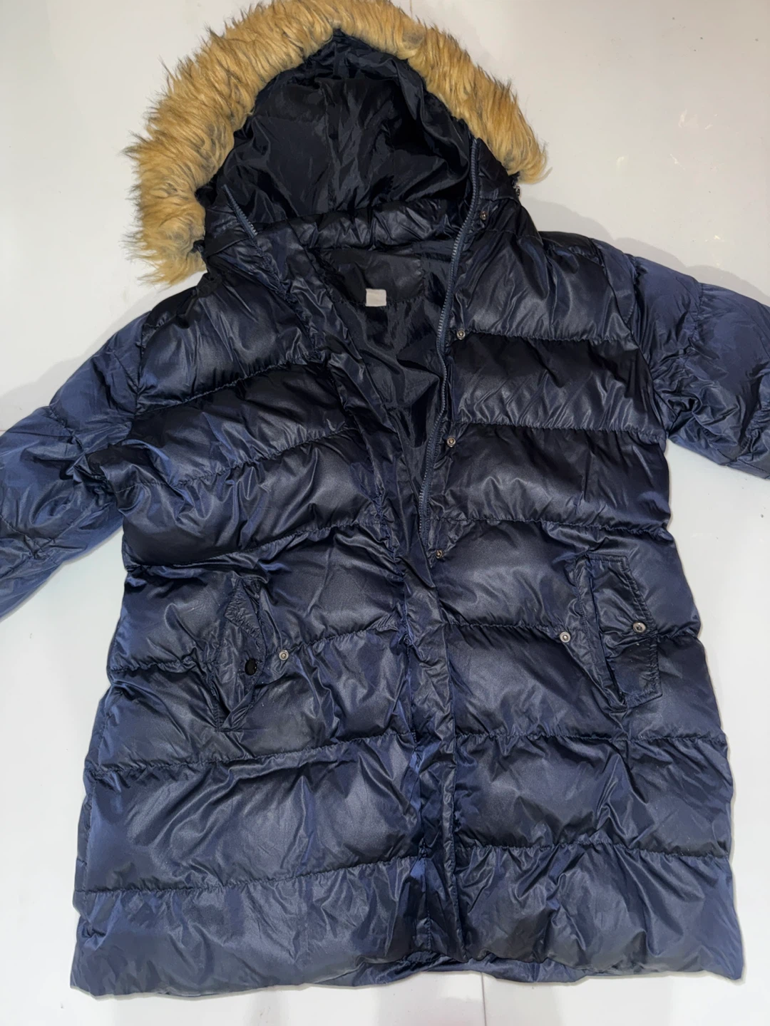 Puffer with Fur Hood xl