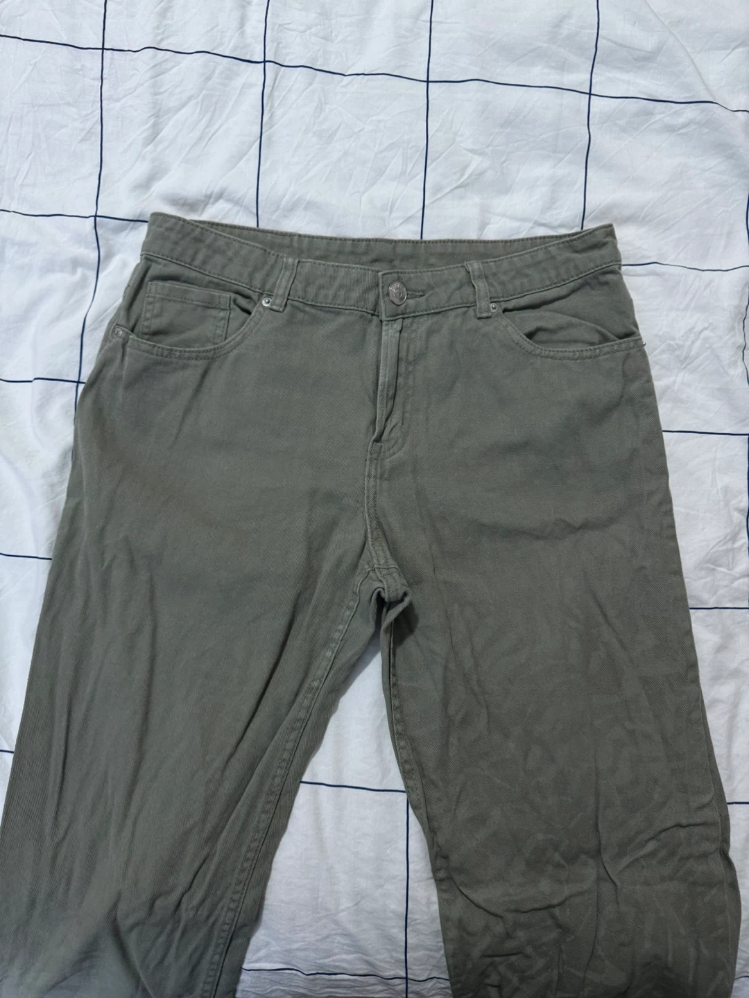 Green Low Rise Baggy Pants - photo 4