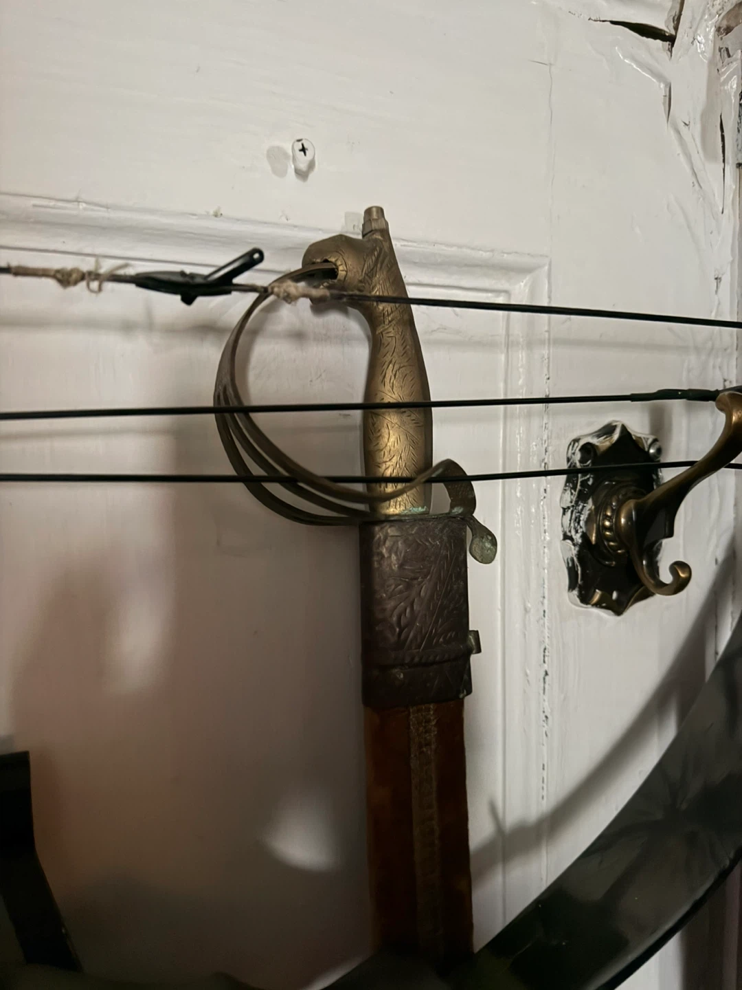 Antique Decorative Sword with Ornate Handle