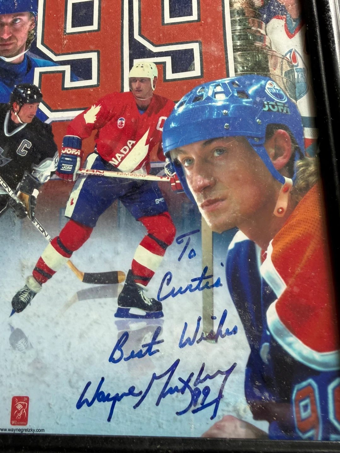 Wayne Gretzky Autographed Hockey Photo