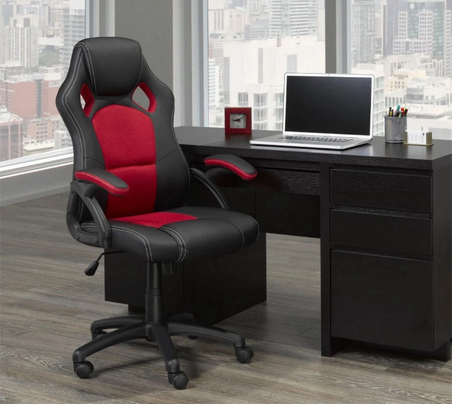 Black and Red Gaming Chair - photo 2