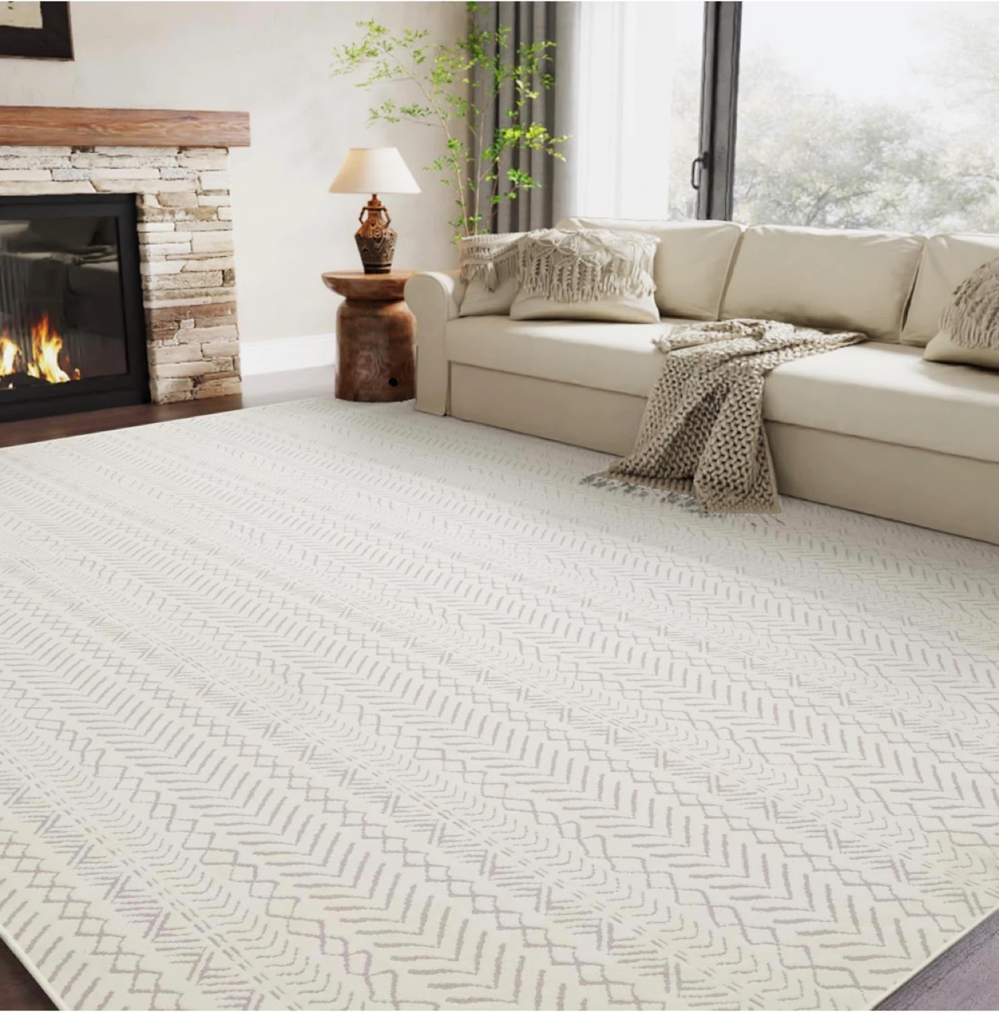 Machine Washable Non-Slip Area Rug