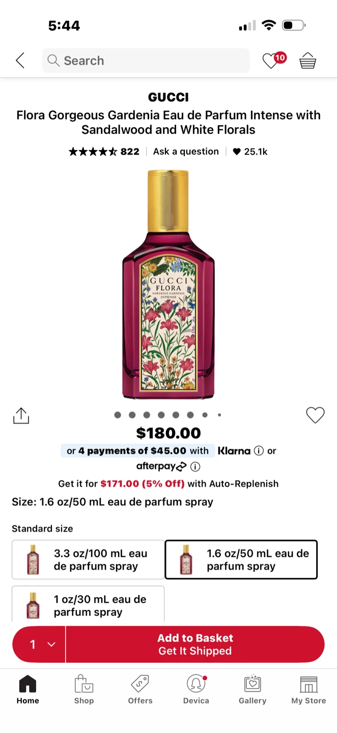 Gucci Flora Gorgeous Gardenia Eau de Parfum Intense 1.6 fl oz - photo 2