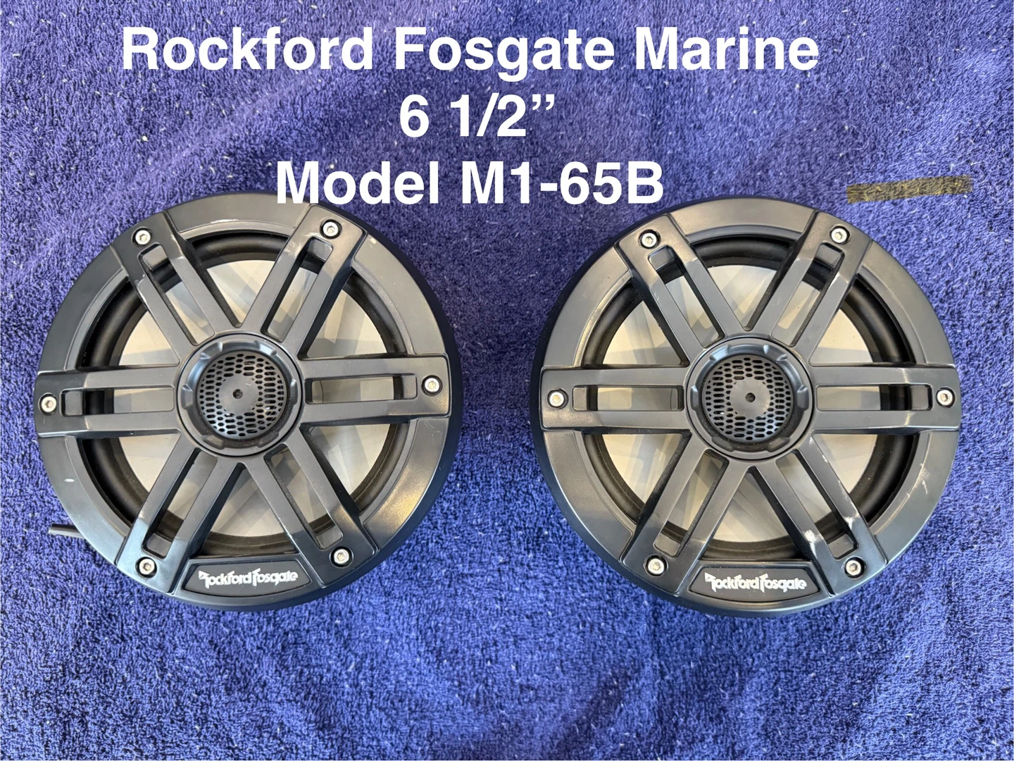 Rockford Fosgate M1-65B Marine 6 1/2" Speakers