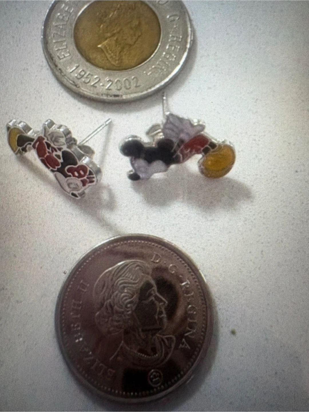 Boucles d'oreilles Mickey et Minnie Mouse - photo 2