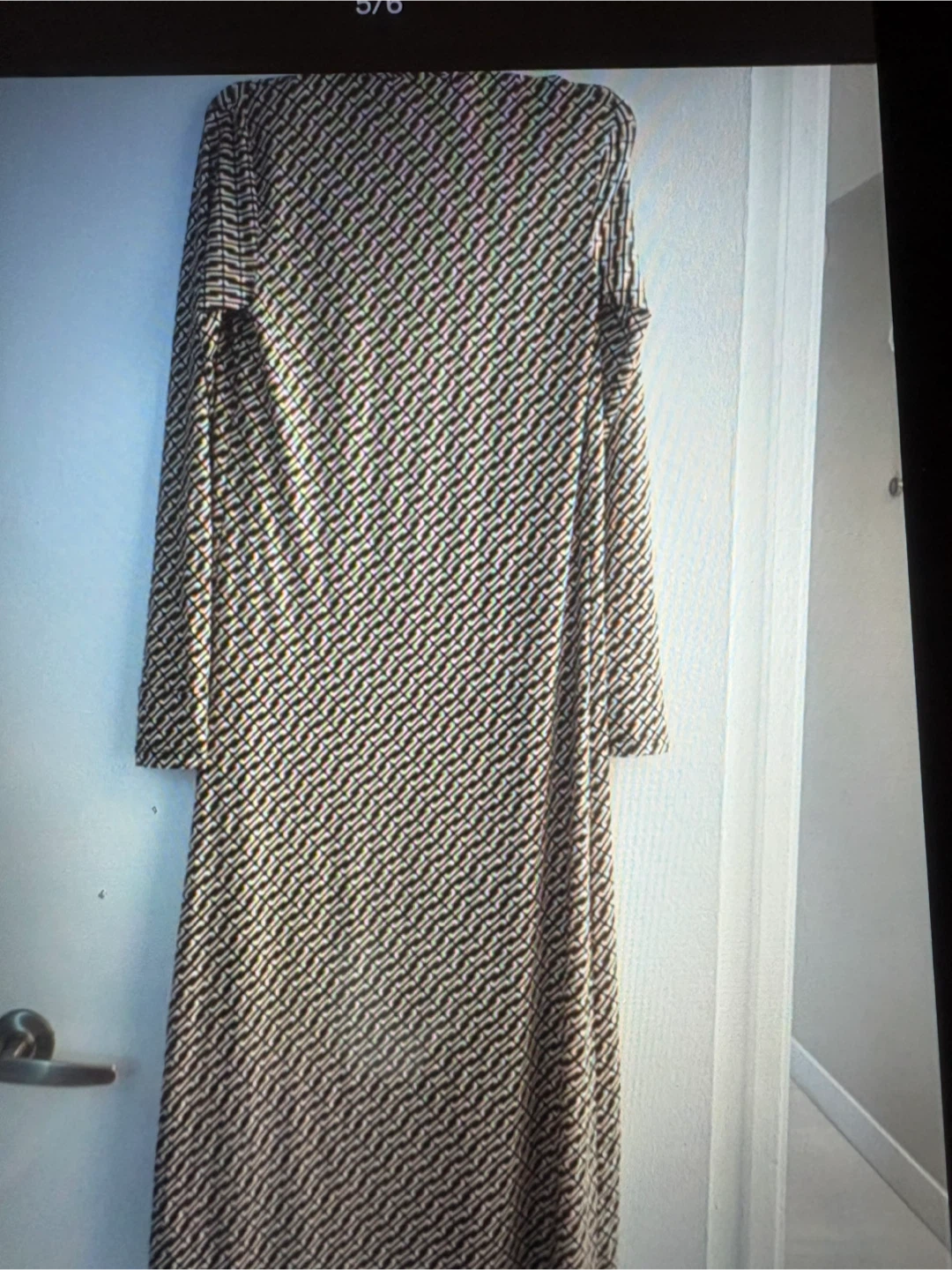 Robe longue à imprimé femme TP/XS - photo 5
