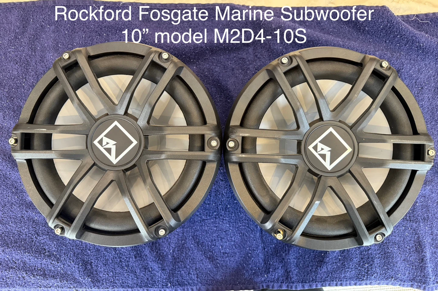 Rockford Fosgate Marine Subwoofers - 10" M2D4-10S (Pair)
