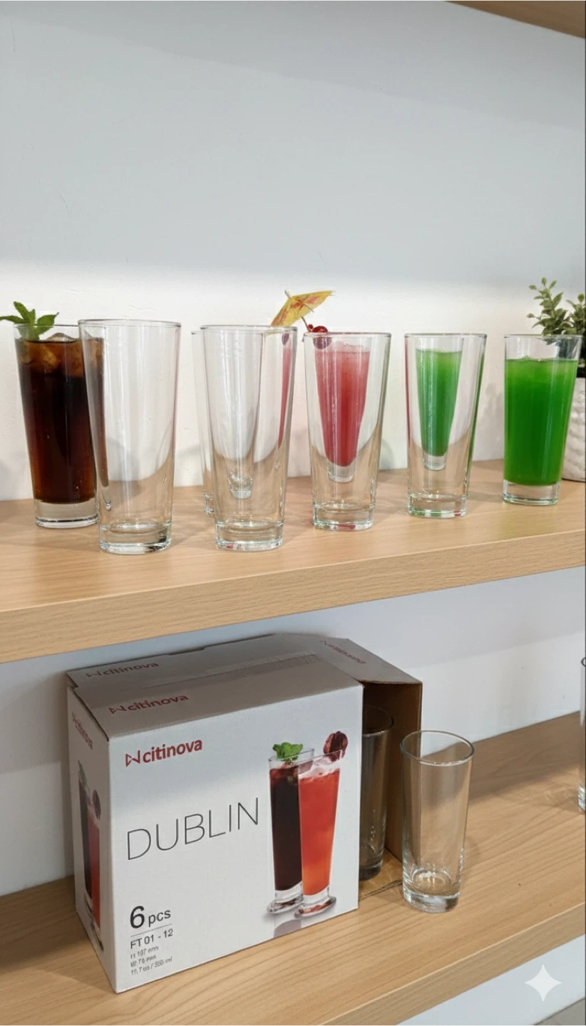 Dublin 6 Piece Tumbler Glass Set - photo 2