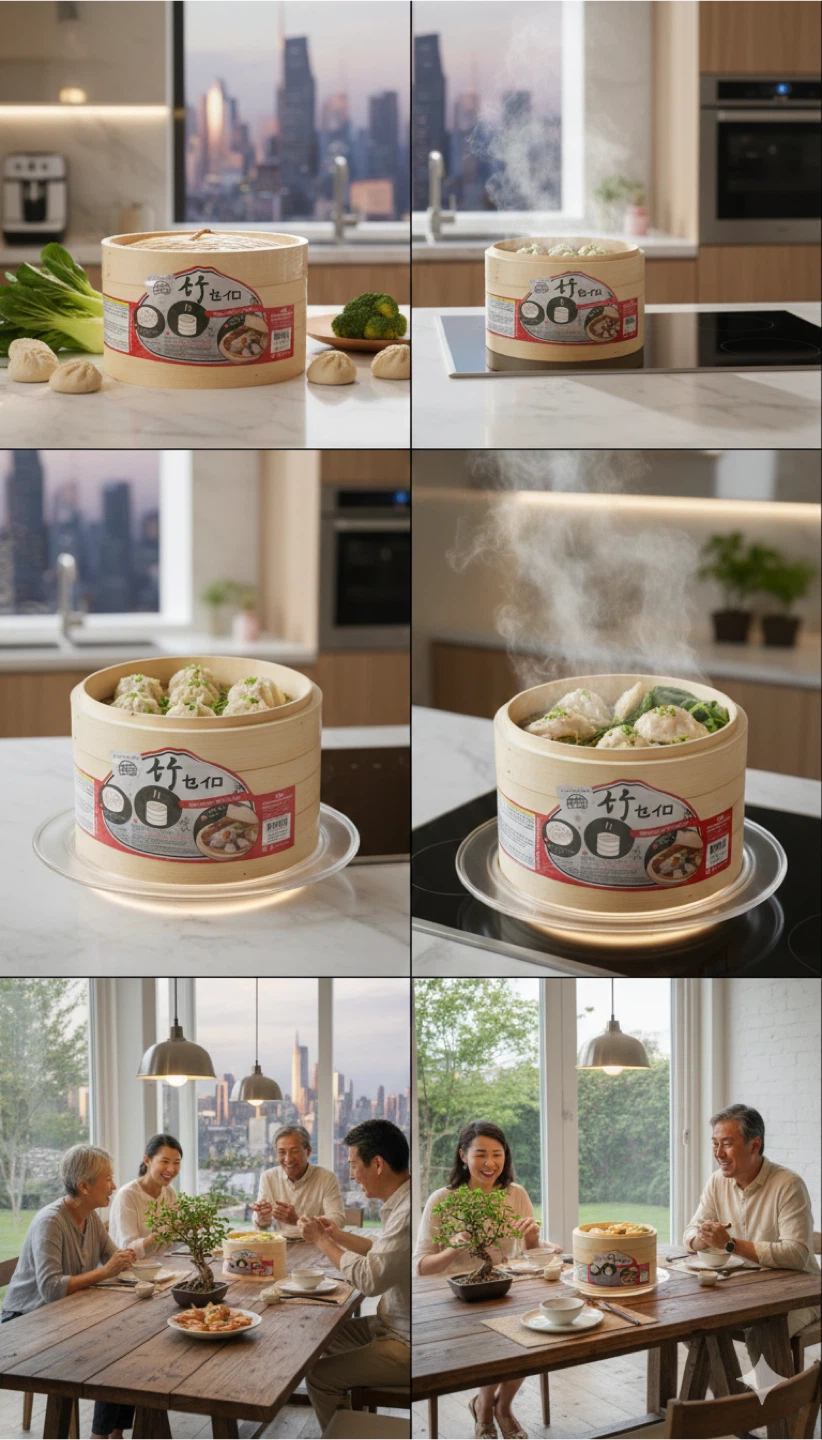 Bamboo Steamer Basket - photo 3