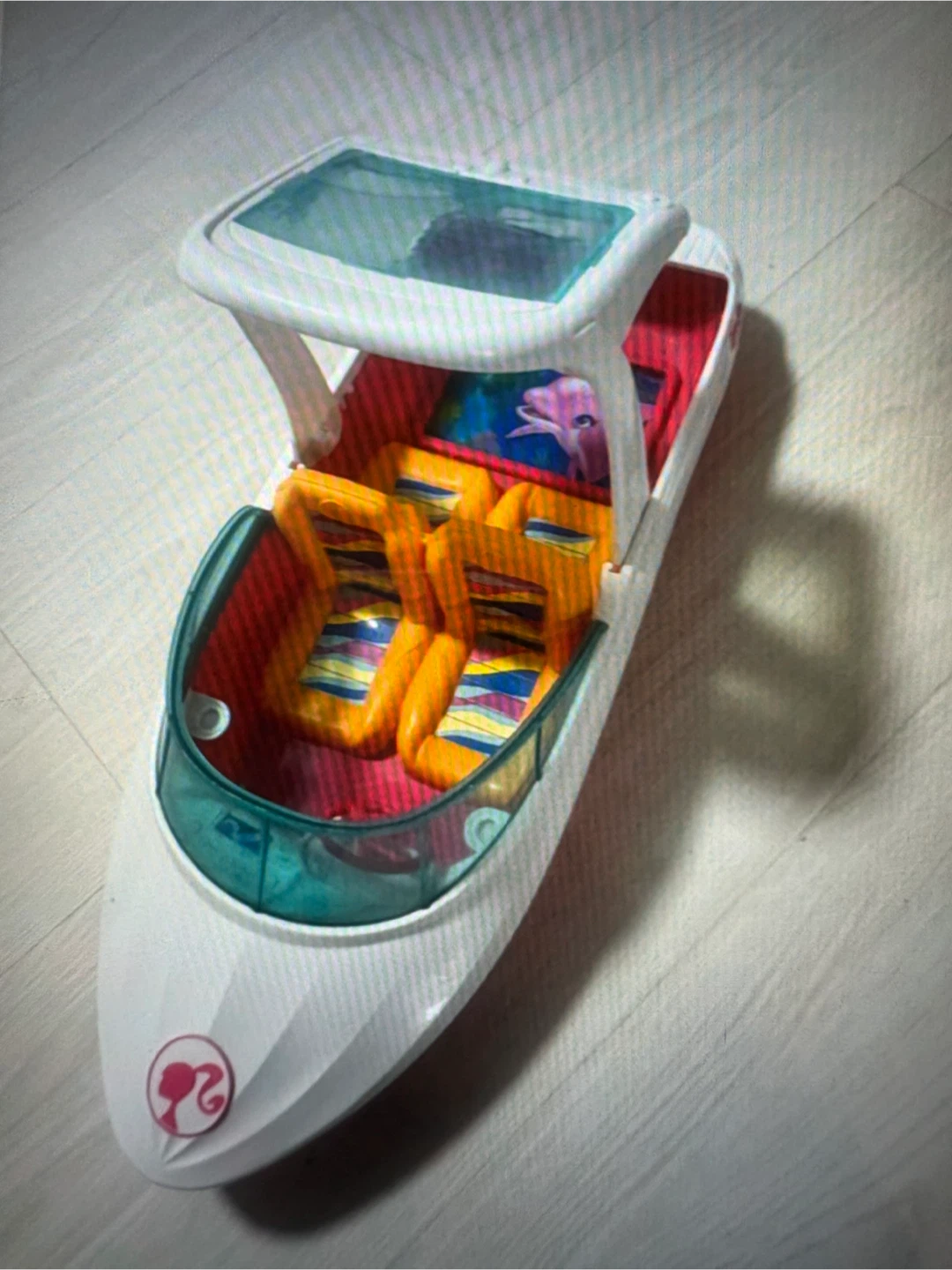 Bateau jouet Barbie avec sièges colorés - photo 2