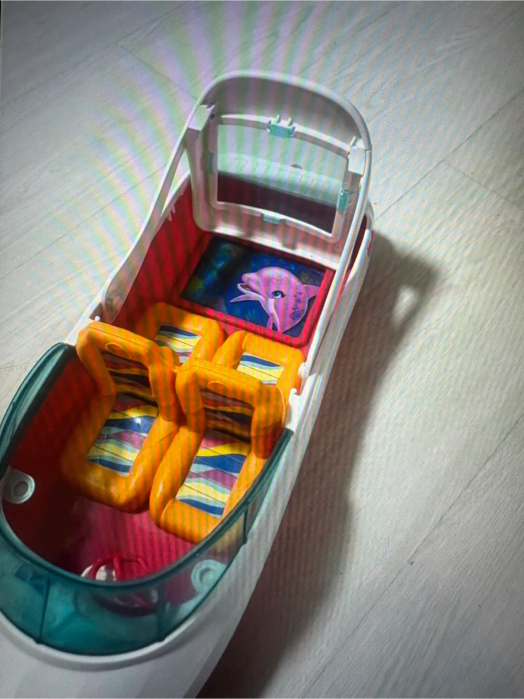 Bateau jouet Barbie avec sièges colorés - photo 4