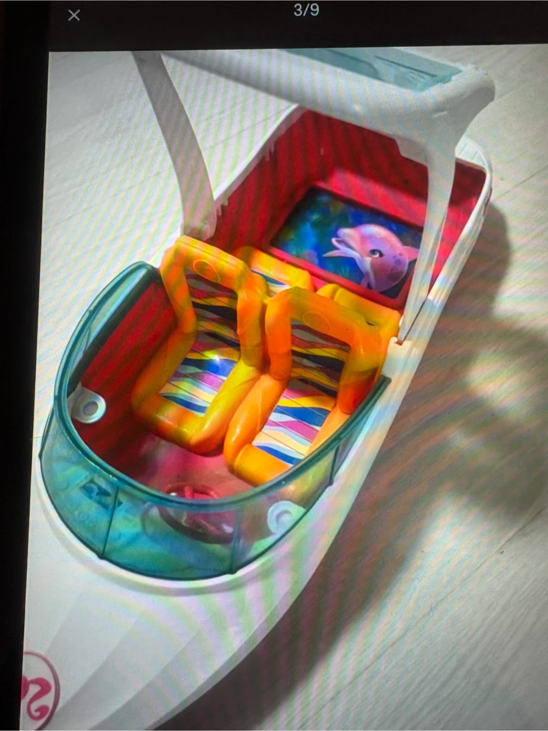 Bateau jouet Barbie avec sièges colorés - photo 3