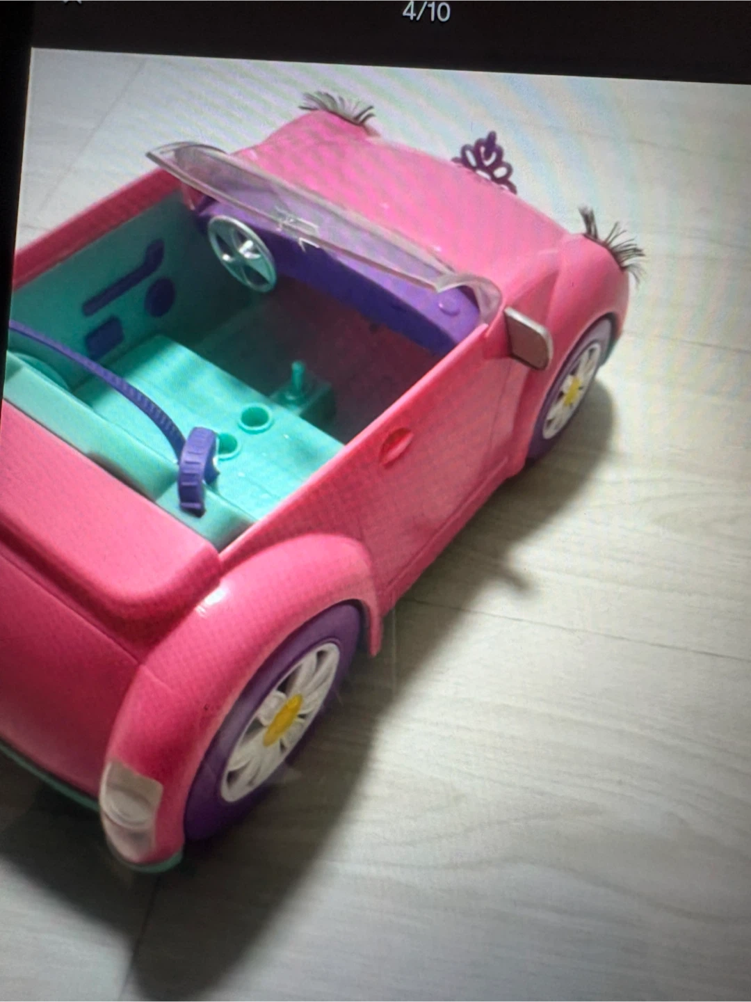 Voiture Barbie jouet rose et turquoise - photo 4