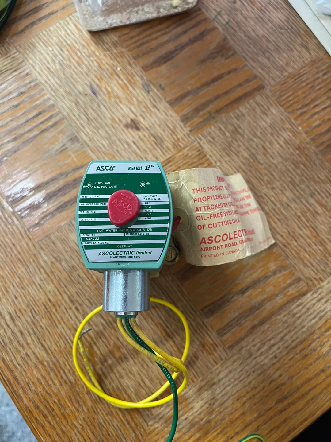 ASCO Red-Hat II Solenoid Valve 238810-005D