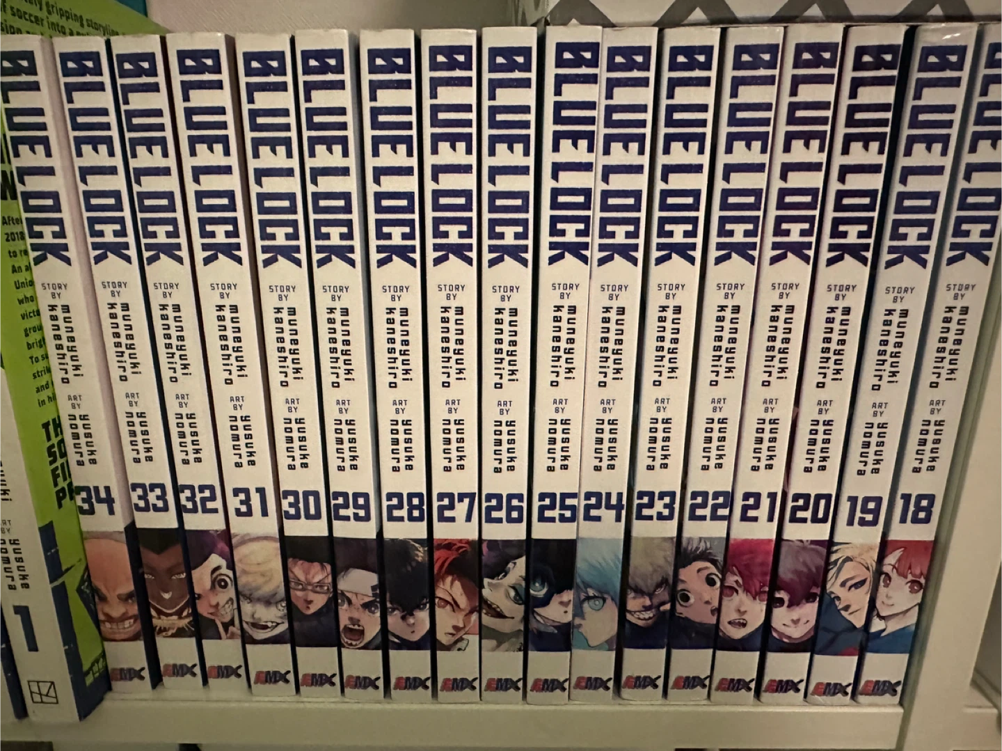 Blue Lock Manga Complete Full Set Volumes 1-34 English Version - photo 5