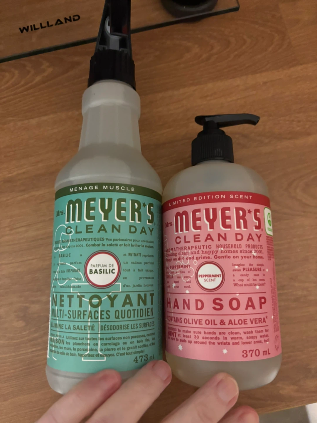 Mrs. Meyer's Clean Day Multi-Surface Cleaner & Hand Soap Set