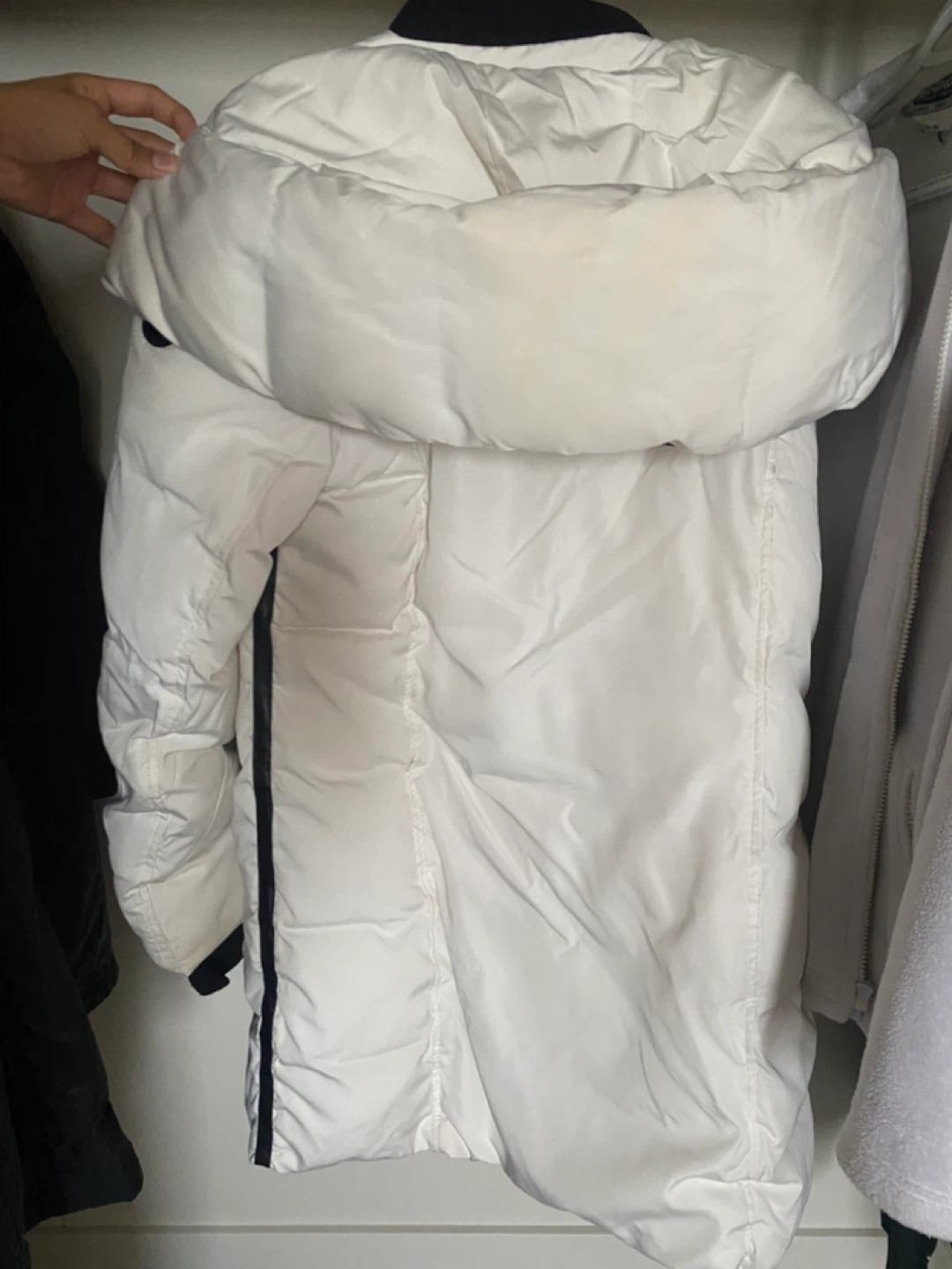 Point Zero White Puffer Winter Jacket Size M - photo 2