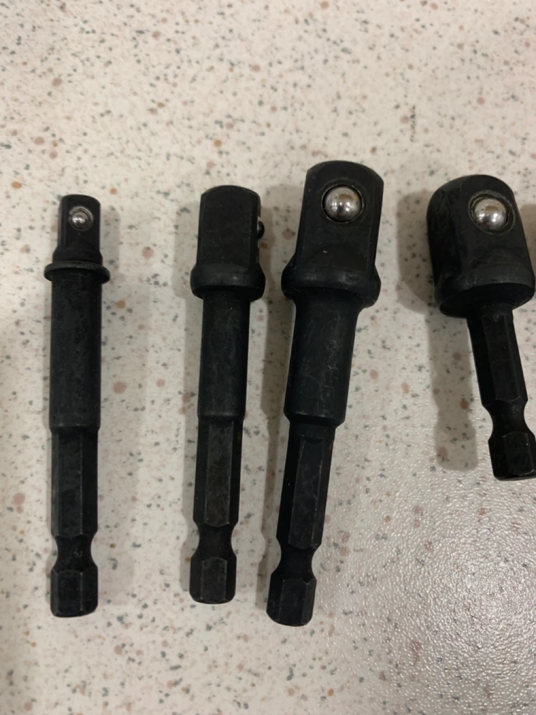 Set of  8Black Socket Adapter Extensions - photo 3