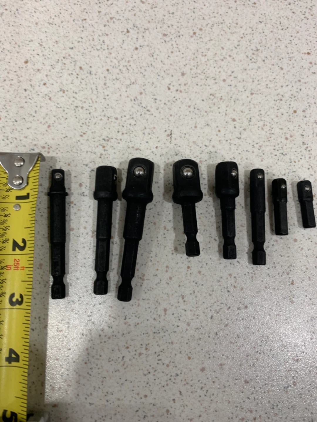 Set of  8Black Socket Adapter Extensions - photo 4