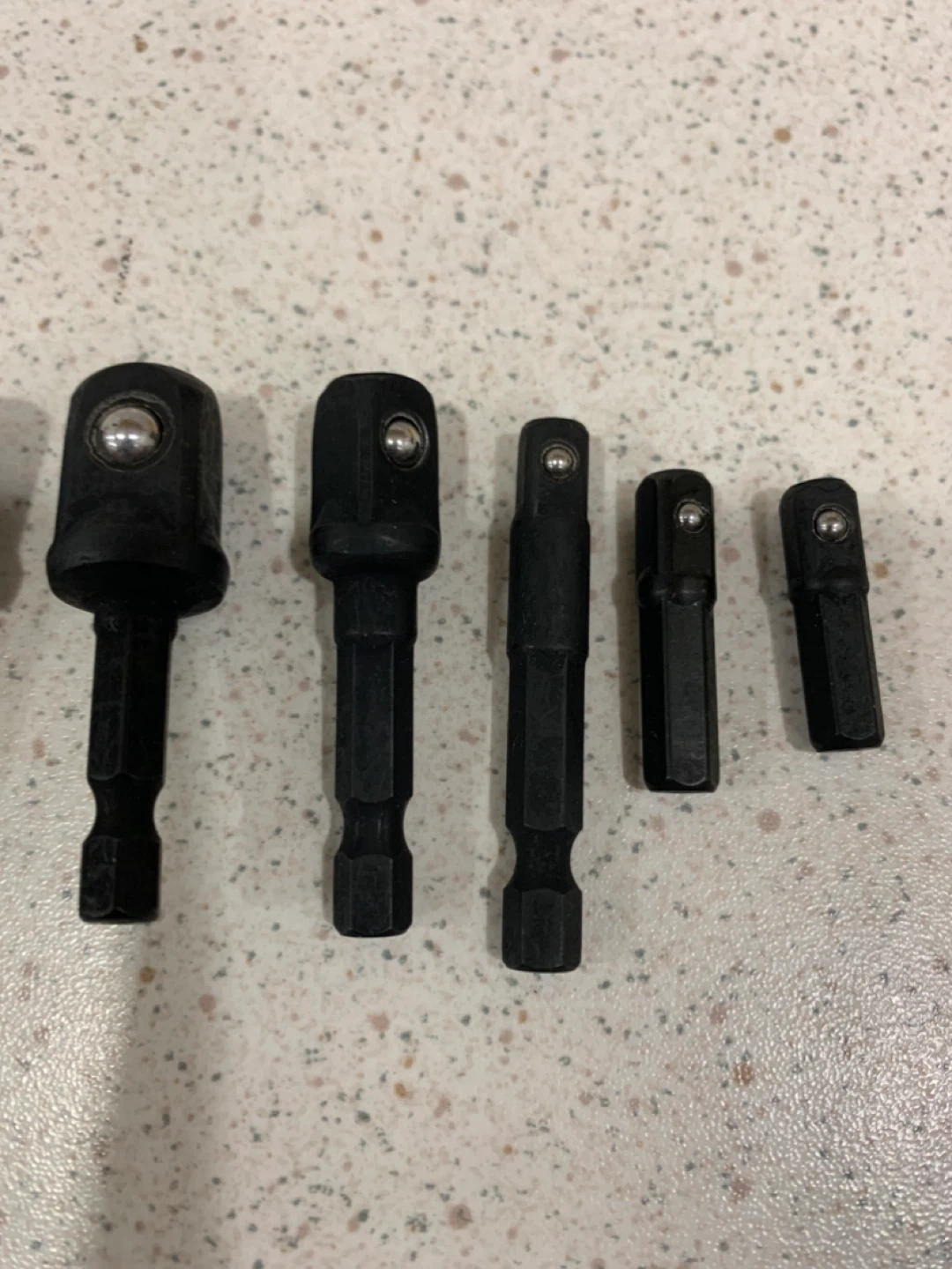 Set of  8Black Socket Adapter Extensions - photo 2