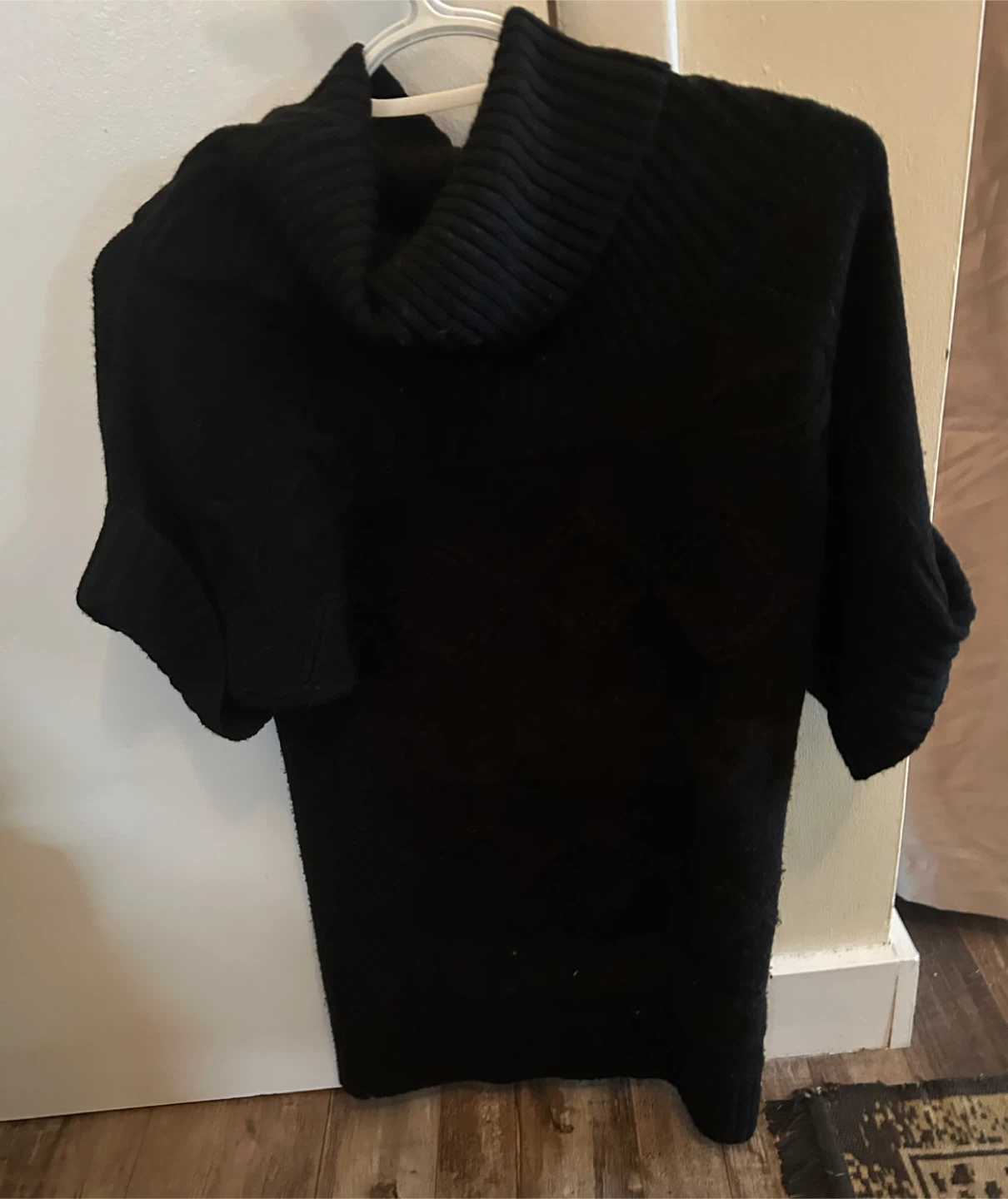 Black Cowl Neck Sweater
