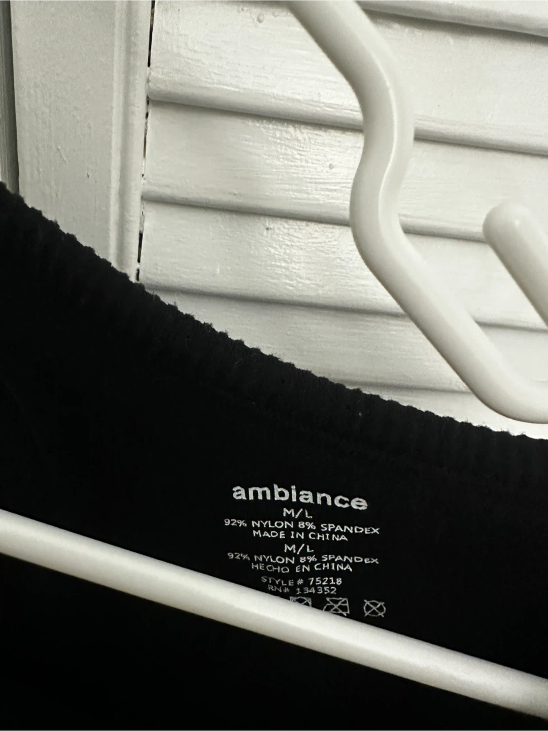 Ambiance Black One Shoulder Tank Top M/L - photo 2